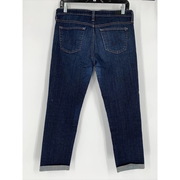AG Adriano Goldschmied Size 29 Jeans The Stevie Roll Up Slim Straight (31x25) - Picture 5 of 9